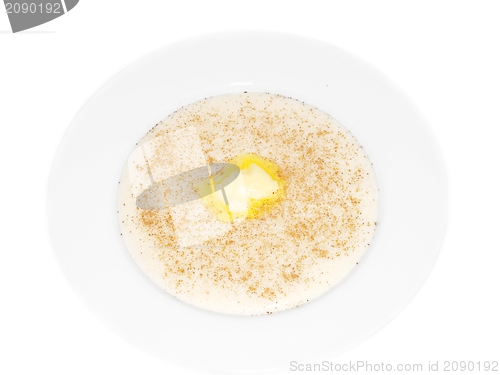 Image of Porridge, butter eye