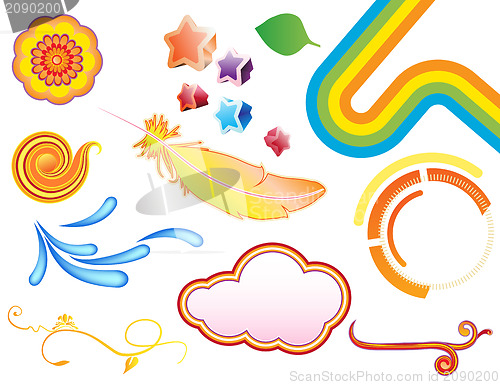 Image of Summer design elements