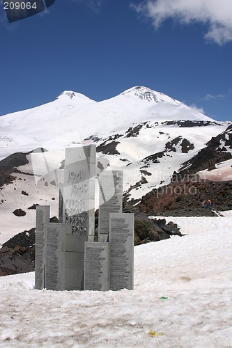 Image of ridge Caucasus Mountains, Ãîðû Êàâêàçà