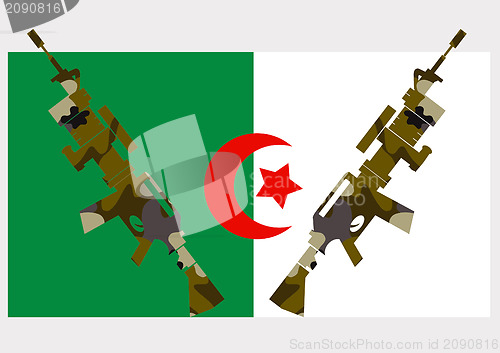 Image of  war in Algeria