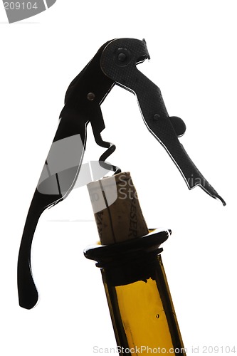 Image of Corkscrew Silhouette