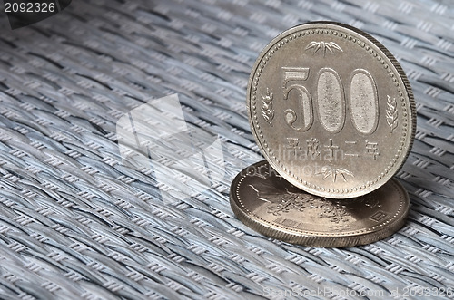 Image of Japanese currency coins