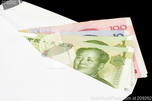 Image of Closeup of Chinese currency

