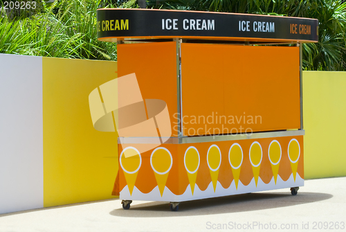 Image of Ice cream cart

