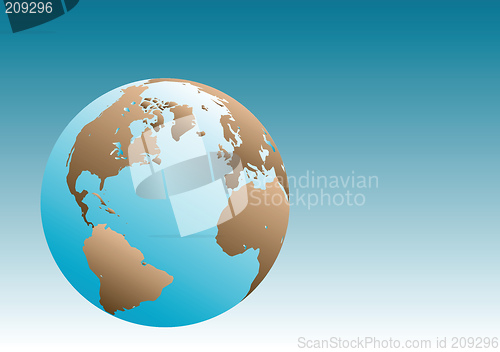 Image of Earth Globe Illustration