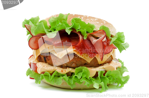 Image of Hamburger with Bacon