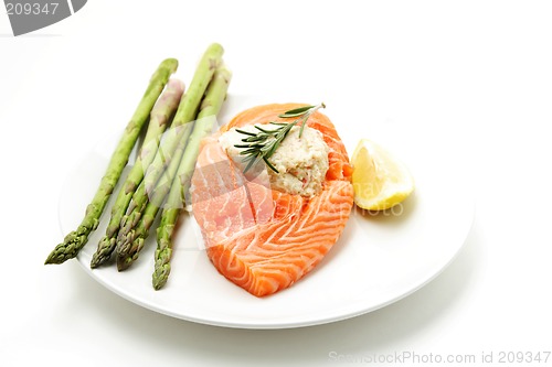 Image of Stuffed salmon