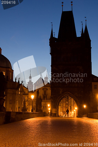 Image of Walking on Charles bridge