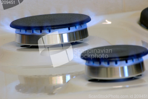 Image of hob gas burners