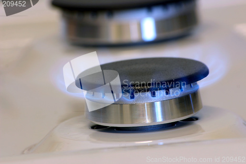 Image of small gas burner