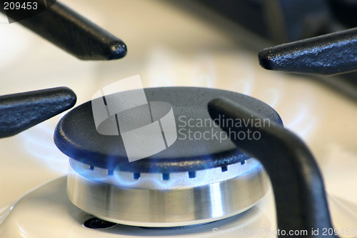 Image of small gas burner