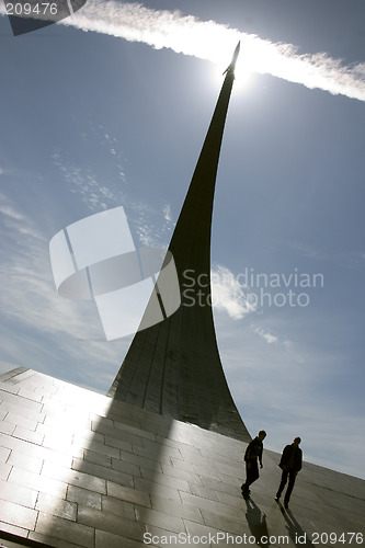 Image of Monument to heroes of mastering an outer space