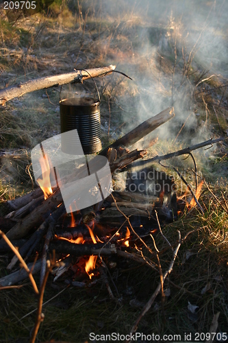 Image of making coffee