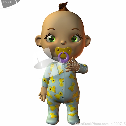 Image of Toon Baby with Dummy