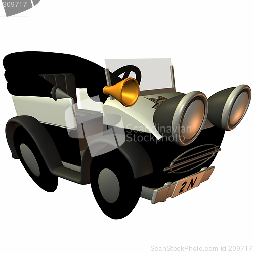 Image of Toon Buggy-Black and White