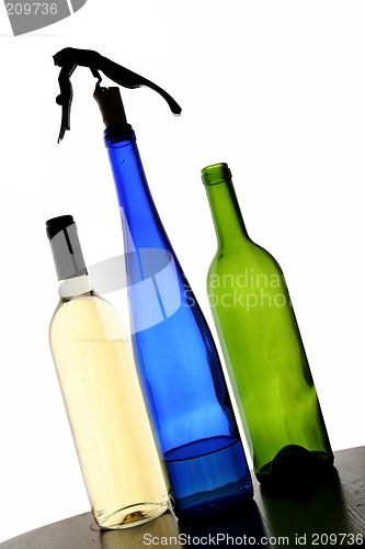 Image of Backlit Bottles