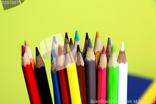 Image of Multicolored pencils