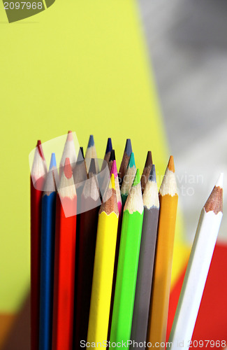 Image of Multicolored pencils