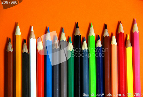 Image of Multicolored pencils