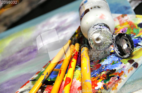 Image of Mixing painting 