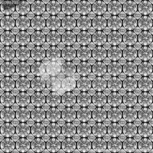 Image of Seamless pattern composed of diamonds