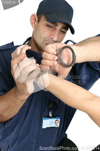 Image of Arrested and Handcuffed