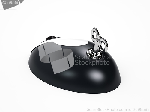 Image of clockwork computer mouse