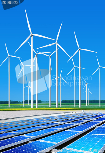 Image of environmentally benign wind turbines