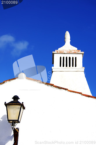 Image of Lantern and old chimney at Algarve, Portugal