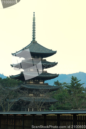 Image of five storey pagoda