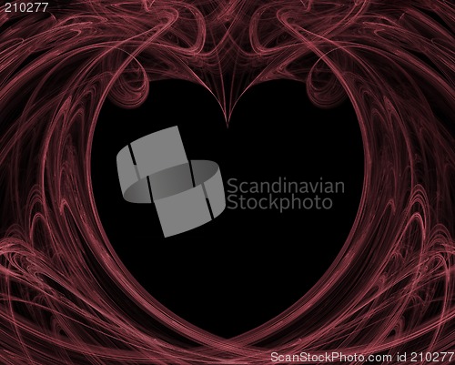 Image of Valentine Background in Pink and Black