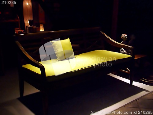 Image of Green sofa