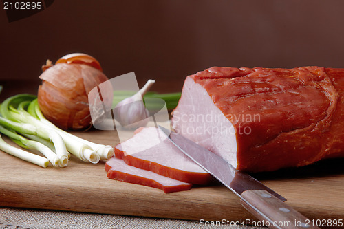 Image of smoked pork fillet