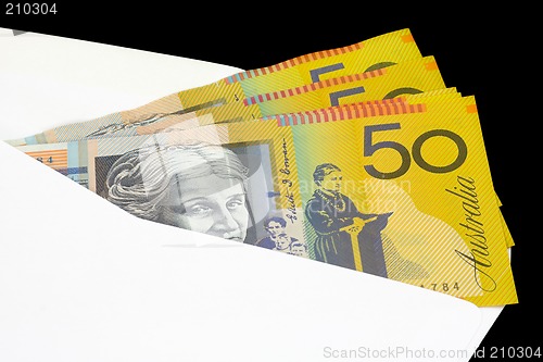 Image of Closeup of Australian currency

