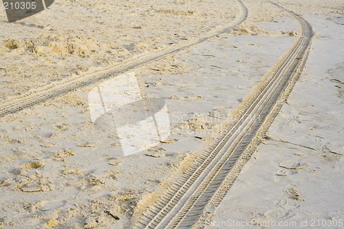 Image of Tyre tracks

