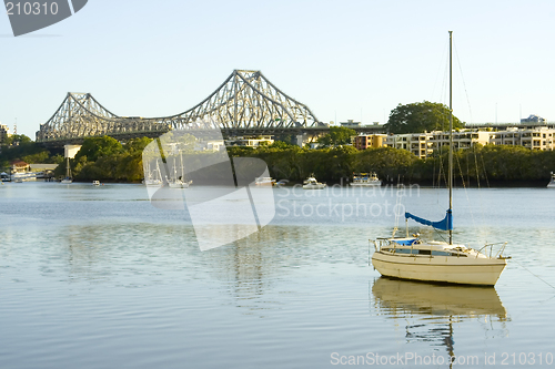Image of Story Bridge across Brisbane River


