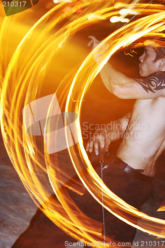 Image of Fire dancer