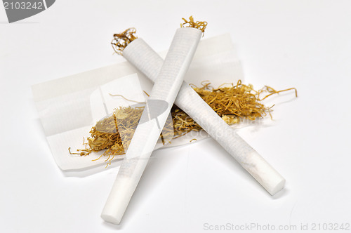 Image of Hand rolled cigarette