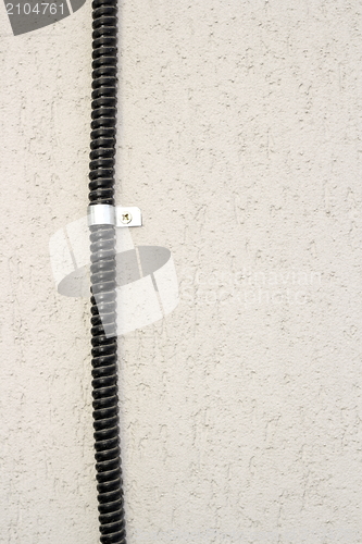 Image of cable on wall