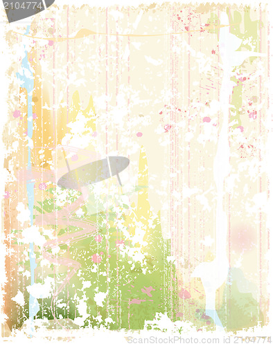Image of grunge background in watercolor style