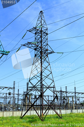 Image of High tension power line