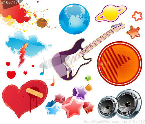 Image of Summer design elements