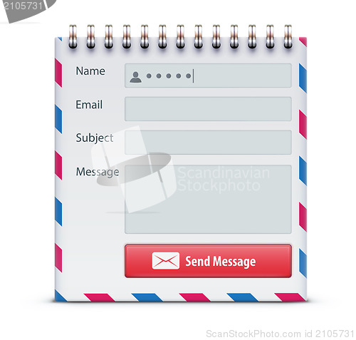 Image of Contact us form