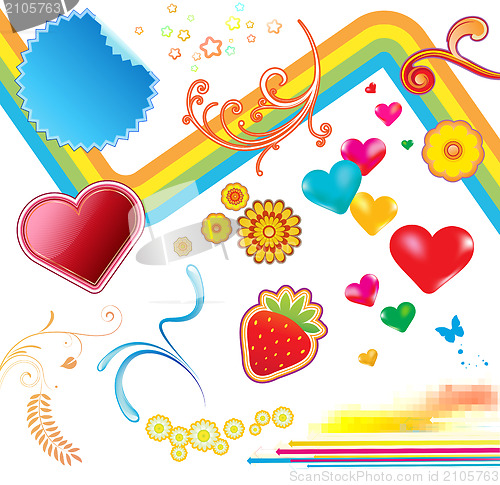 Image of Summer design elements