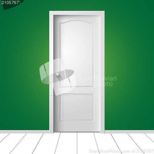 Image of White door