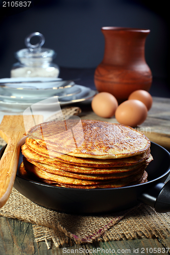 Image of Oatmeal pancakes.
