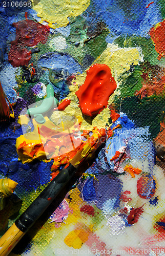 Image of Mixing painting 