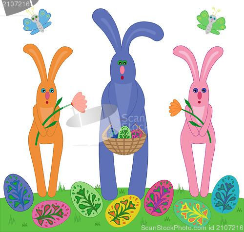 Image of Easter rabbits