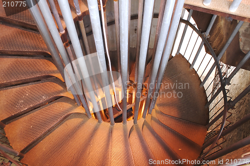 Image of spiral stairs