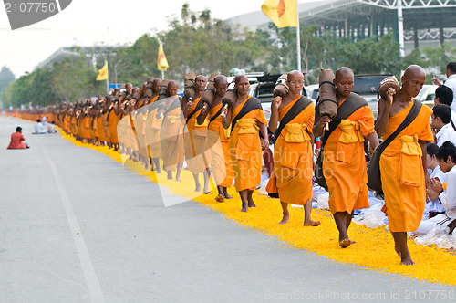 Image of Dhammachai Dhutanga Pilgrimage Walk, 2013 in Bangkok